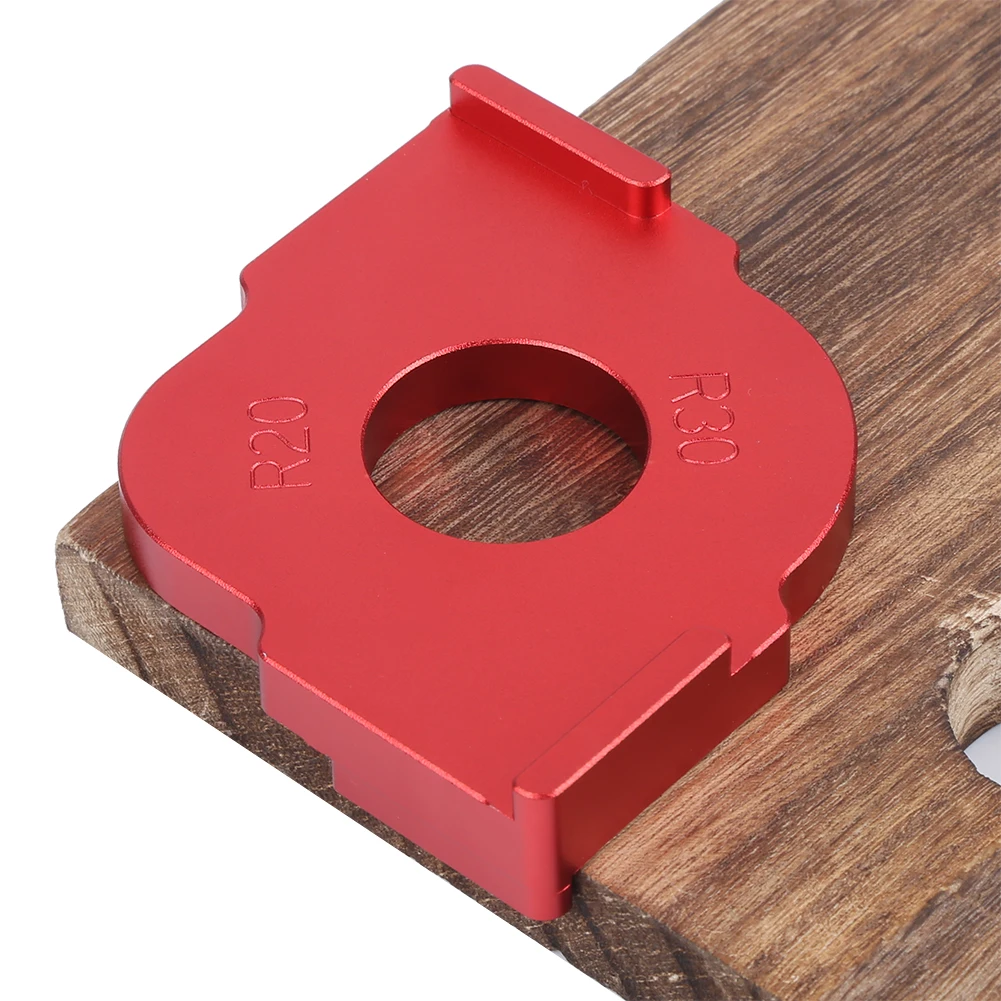 Boogsjabloon Boogsjabloon Halve filet Ronde hoek R-hoek Boogsjabloon Halve filet Snelle locator Houtbewerking Positioneringsgereedschap