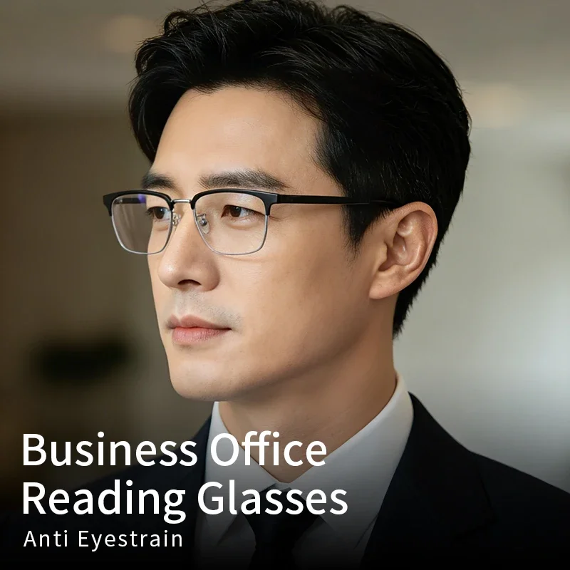 Reading Glasses Men - Blue Light Blocking Computer Rectangular Frame Readers For Mens/Women
