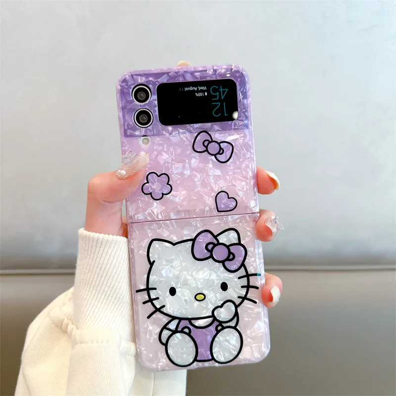 Sanrio-ビーズ付き携帯電話ケース,フラップ付き3 4 5g,ビーズ用保護ブレスレット