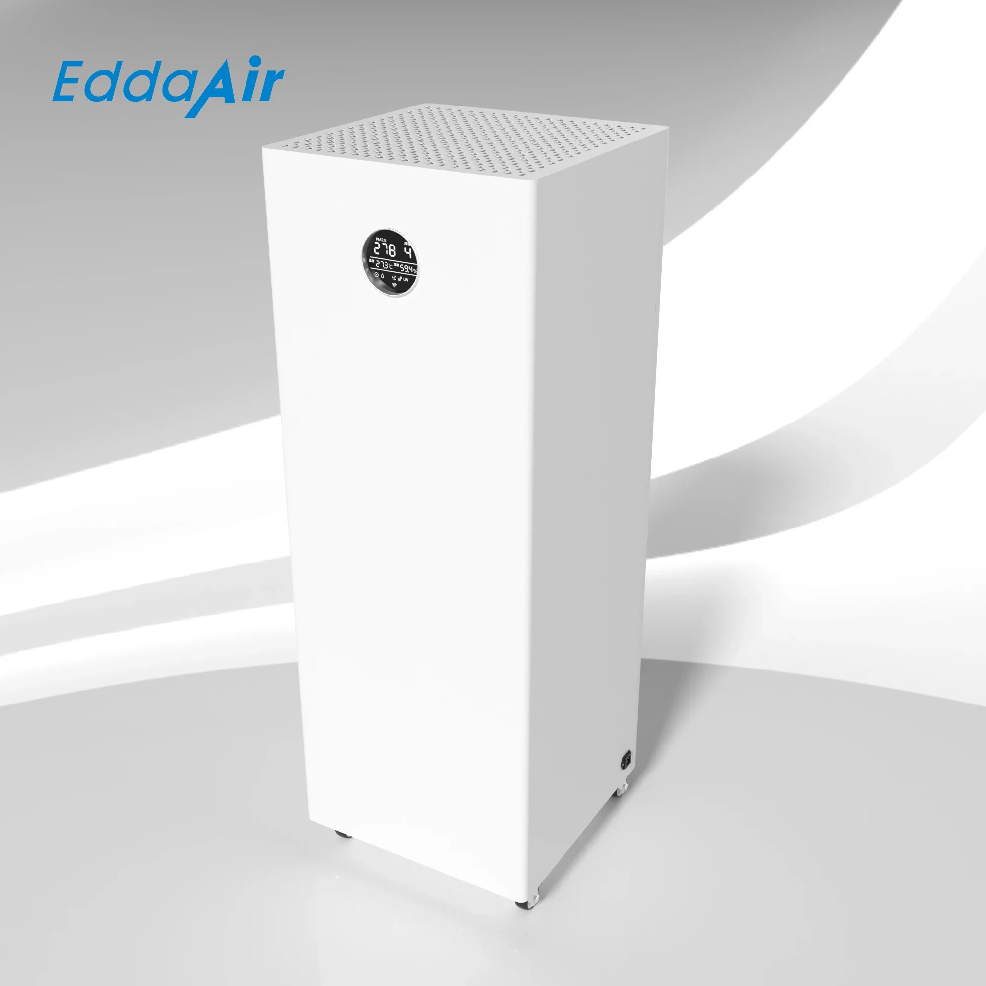 EddaAir Mobile Type Large Air Plasma Air Purifier No Consumable For Indoor Growing Room Odor Removal