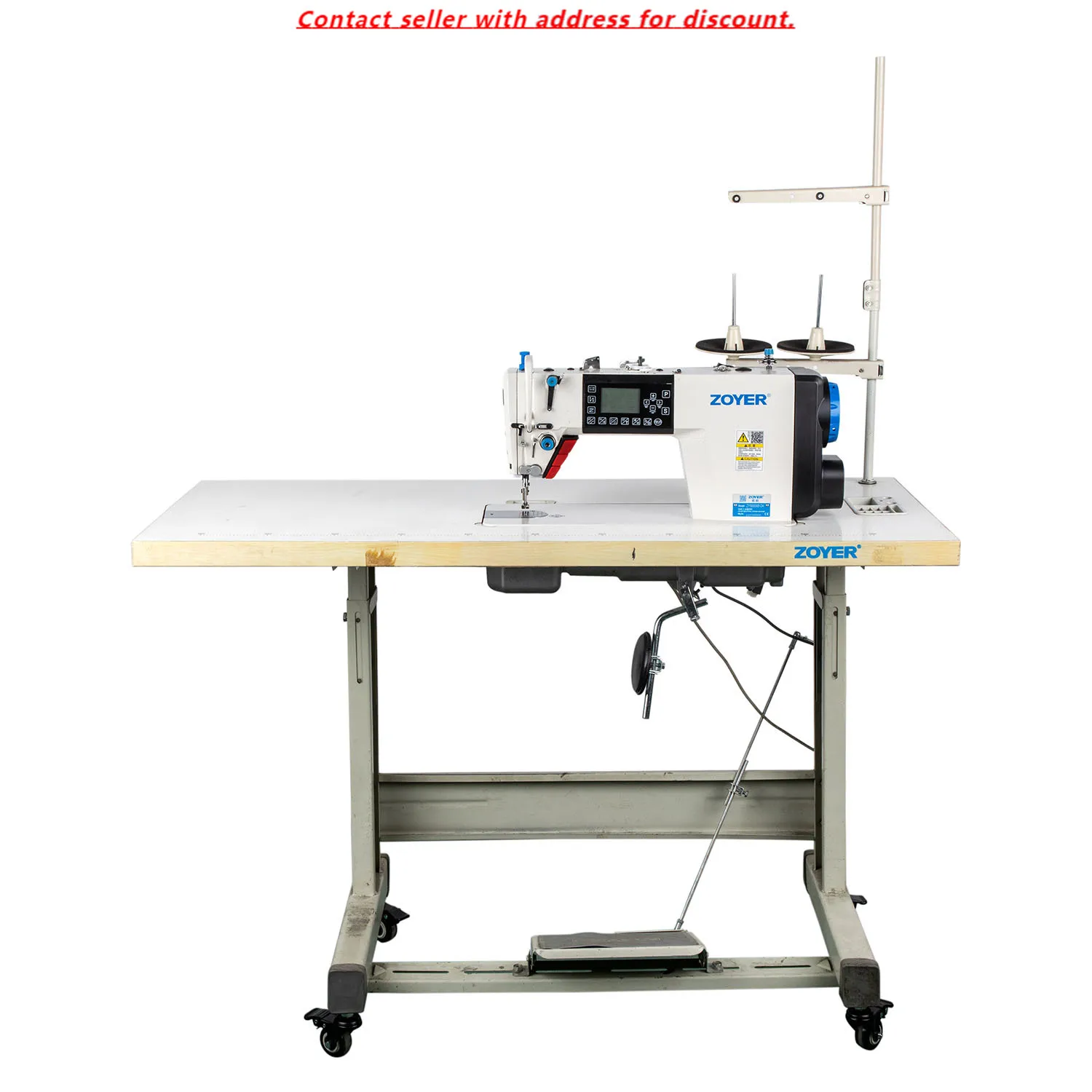

ZY9000XB-D4 Typical Industrial Leather Industrial Manufacture Lockstitch T Shirt Professional Sewing Machines ZOYER