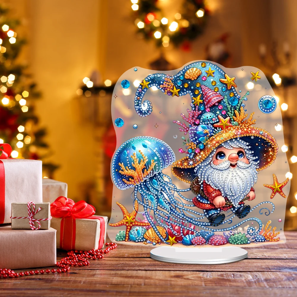 

Acrylic Special Shaped Goblin Table Top Diamond Painting Ornament Kits Diamond Painting Desktop Decorations for Table Decoration