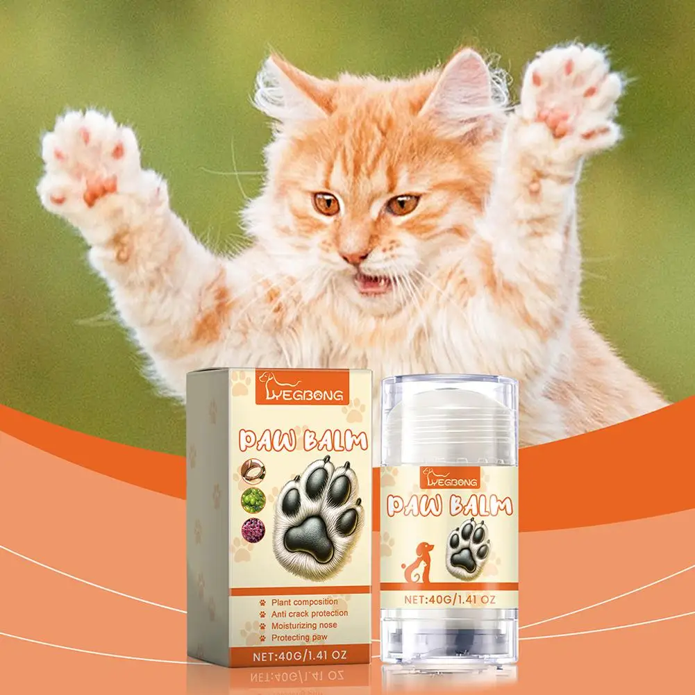 Paw Balm For Dogs Noses Paws Moisturizer Cream Claw Care Protection Cat Foot Protective Wax Pet Paw Protection Cream L2K6