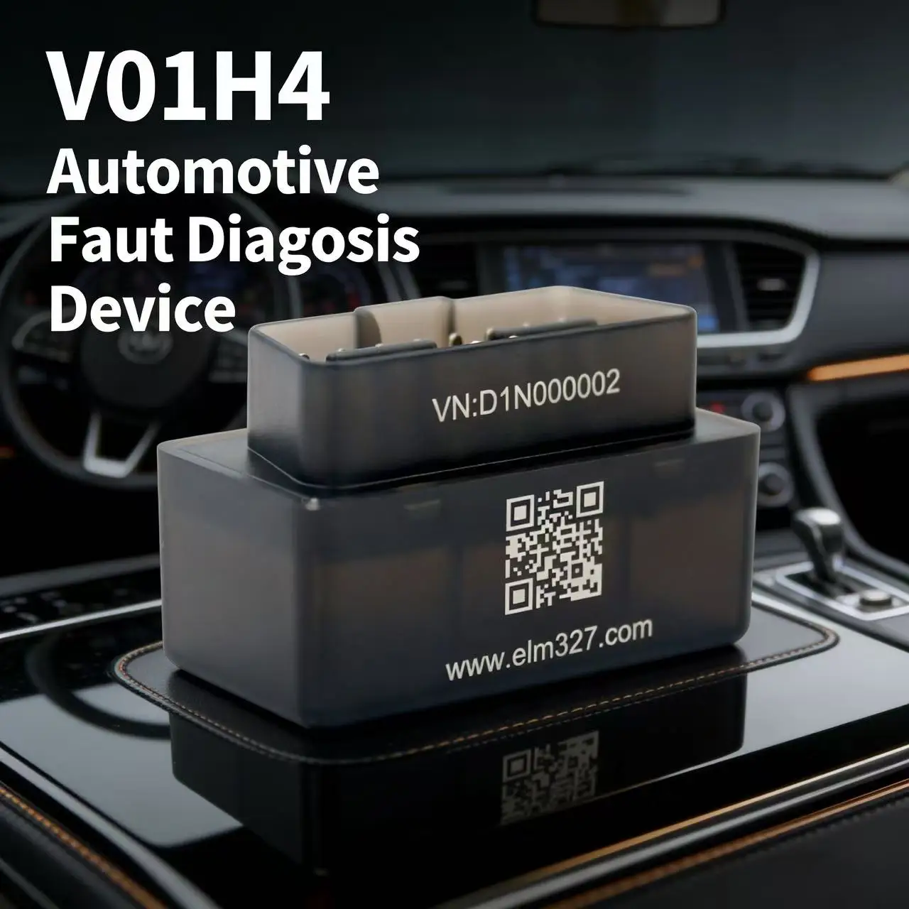 

V01H4 ELM327 OBD2 Car Reader V1.5 Bluetooth Scanner OBDII Car Diagnostic Interface Tools Dual Mode Support Androdi IOS & Win10
