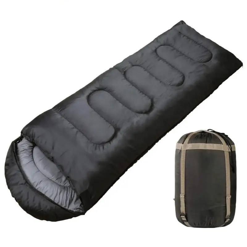 Portable Waterproof Camping Sleeping Bag - Outdoor Travel, Hiking Travel - Hooded Zipper Sleeping Bag