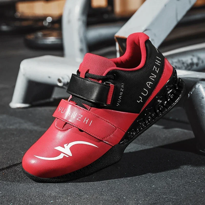 

For Men Rubber Indoor Sports Shoe Man Top Quality Men Squat Hard Pull Shoes Mens Sport Shoes 2024 New Weight Lifting Shoes