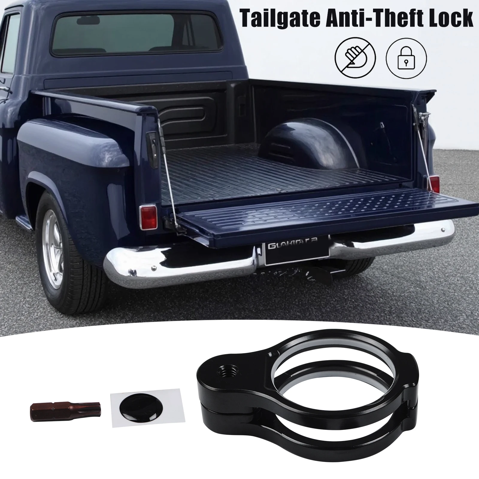 ﻿   قفل الباب الخلفي تاكوما 2005-2015 - مجموعة قفل الباب الخلفي المضادة للسرقة لشاحنة تاكوما بيك اب