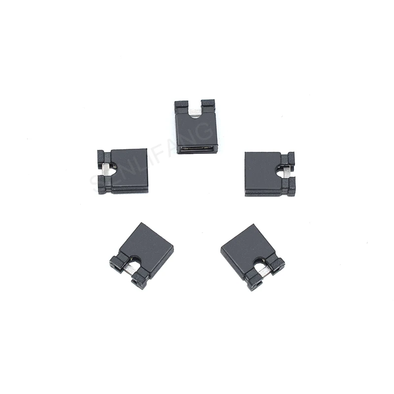 Well Tested  Mini Jumper Short Circuit Cap Black 2.54MM JUMPER CAP 100PCS