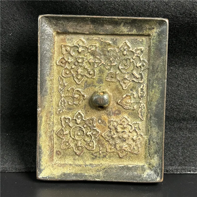 

Bronze Crafts: Han Dynasty Green Rust Gilded Bronze Mirror 2078 with Thick Coating