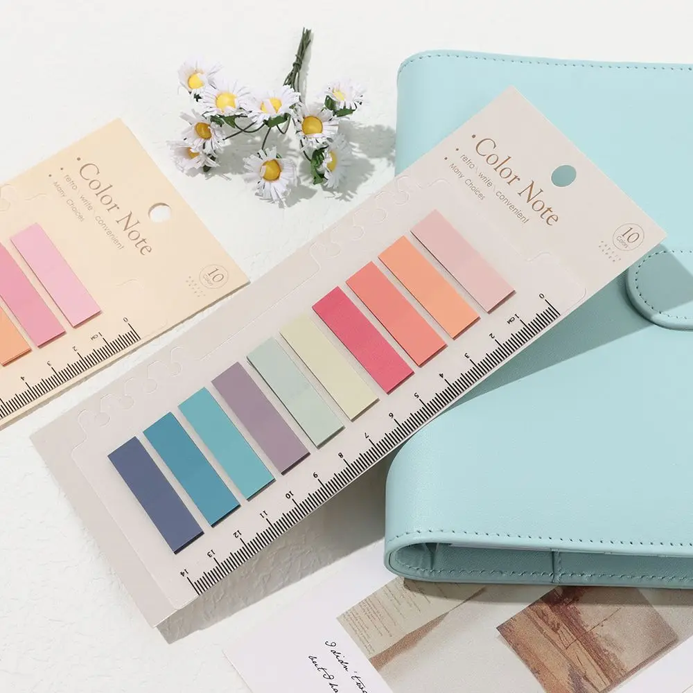 60/120/200pcs Novelty Planner Stickers Notes Memo Pad Loose-leaf Index Sticker Bookmark Page Sticker Office Stationery DIY