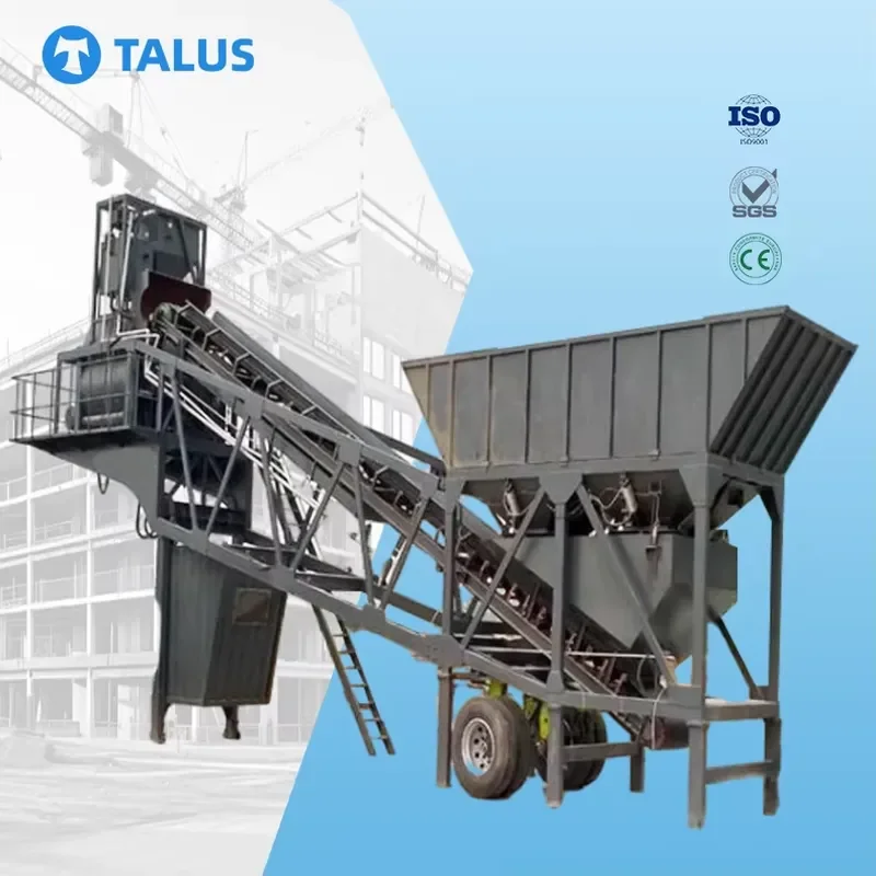 2026 CE High-Speed Mobile Concrete Mixer Plant Mixing Cycle Enhanced Operational Flexibility Concrete Batching Plant