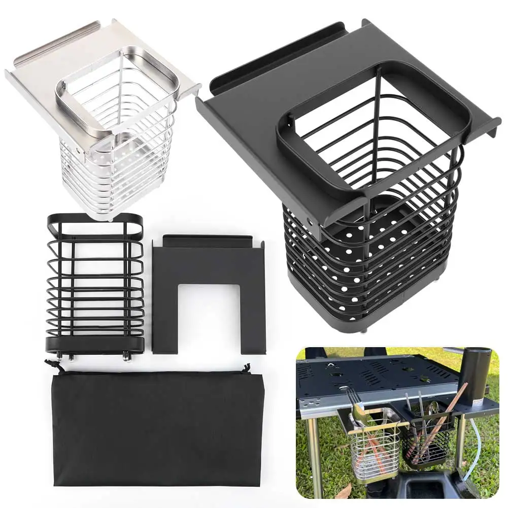 Açık kamp IGT Chopstick sepeti IGT ünitesi çerçeve yan asılı su filtresi sepeti saklama kutusu IGT masa mutfak aksesuarları