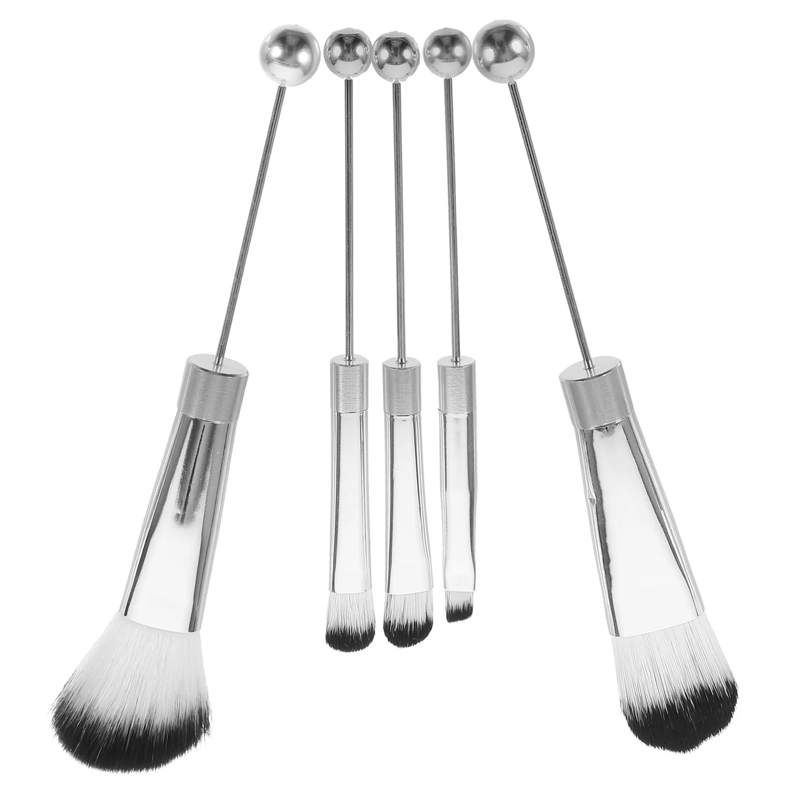 

1Set Makeup Brush Set Soft Bristles Compact Lightweight Travel Friendly Easy to Clean Natural Finish Beginner Friendly Long