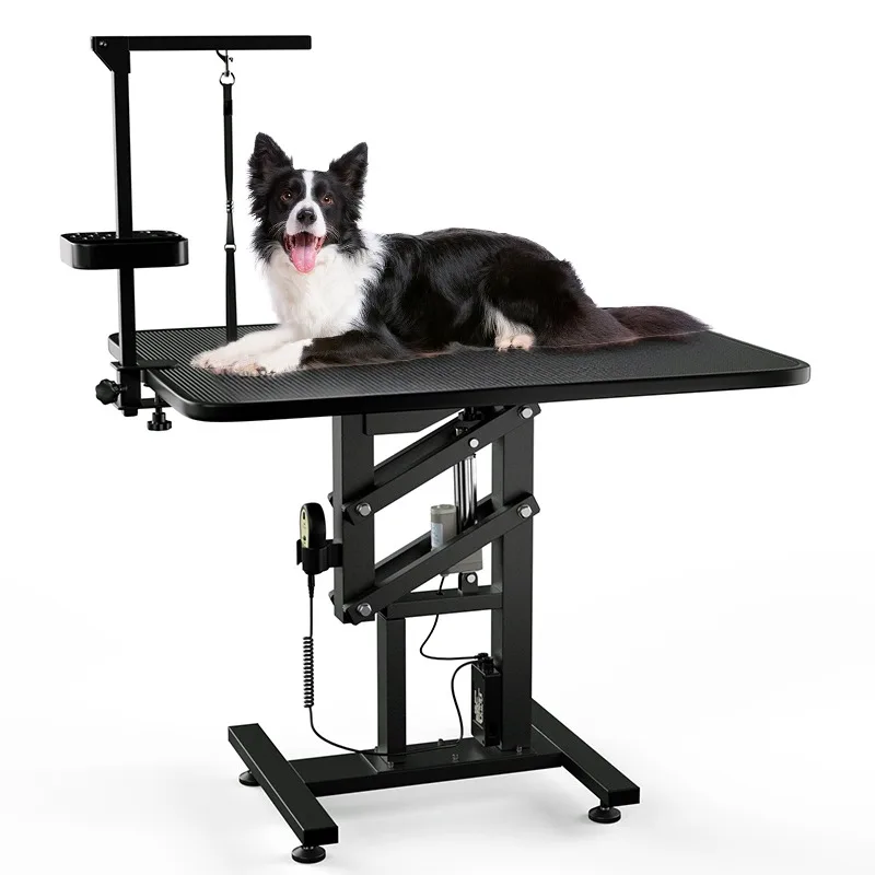 

Dog Groom Charge-Powered Easy to Clean Pet Light Weight and Easy-To-Use Electric Lifting Dog Grooming Table