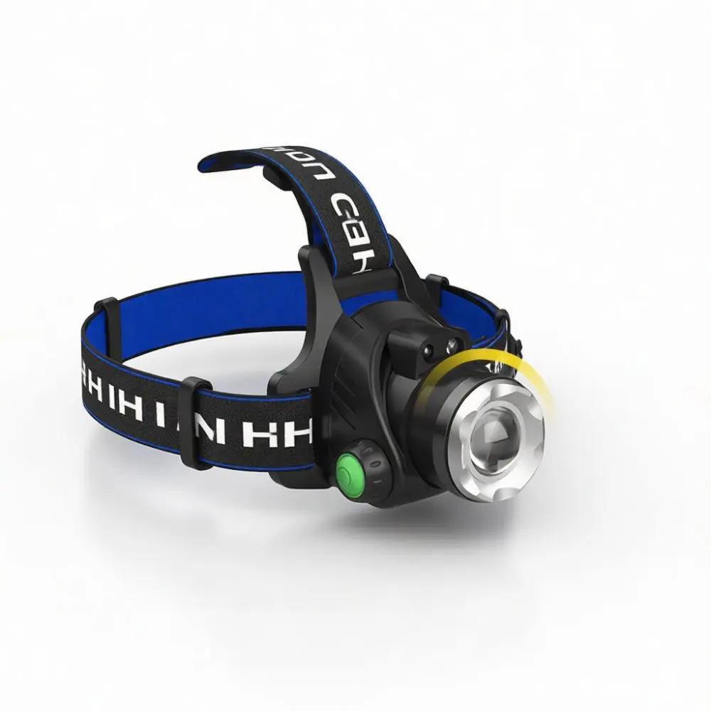 High Lumen LED Headlight Zoomable Induction Flashlight Portable Head Lamp For Fishing Hunting Cycling And Outdoor