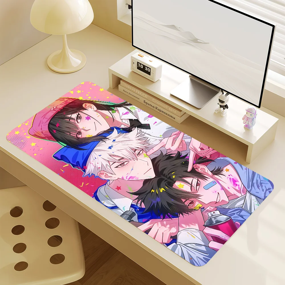 Mouse Pad Animation MousePad Non-slip Lockedge Office C-Click Student Link Gaming Thickened Large Writing Suspense Pad Cushion