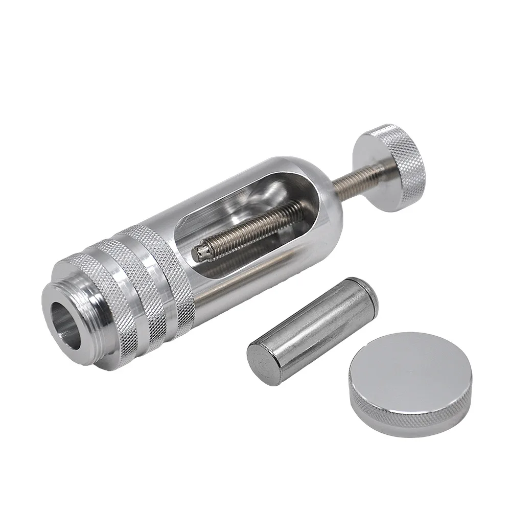 

2024 High Quality Metal Spiral Manual Compressor Cream Whipper Metal Smoke Press Smoking Pipe Smoke Accesoires HY600