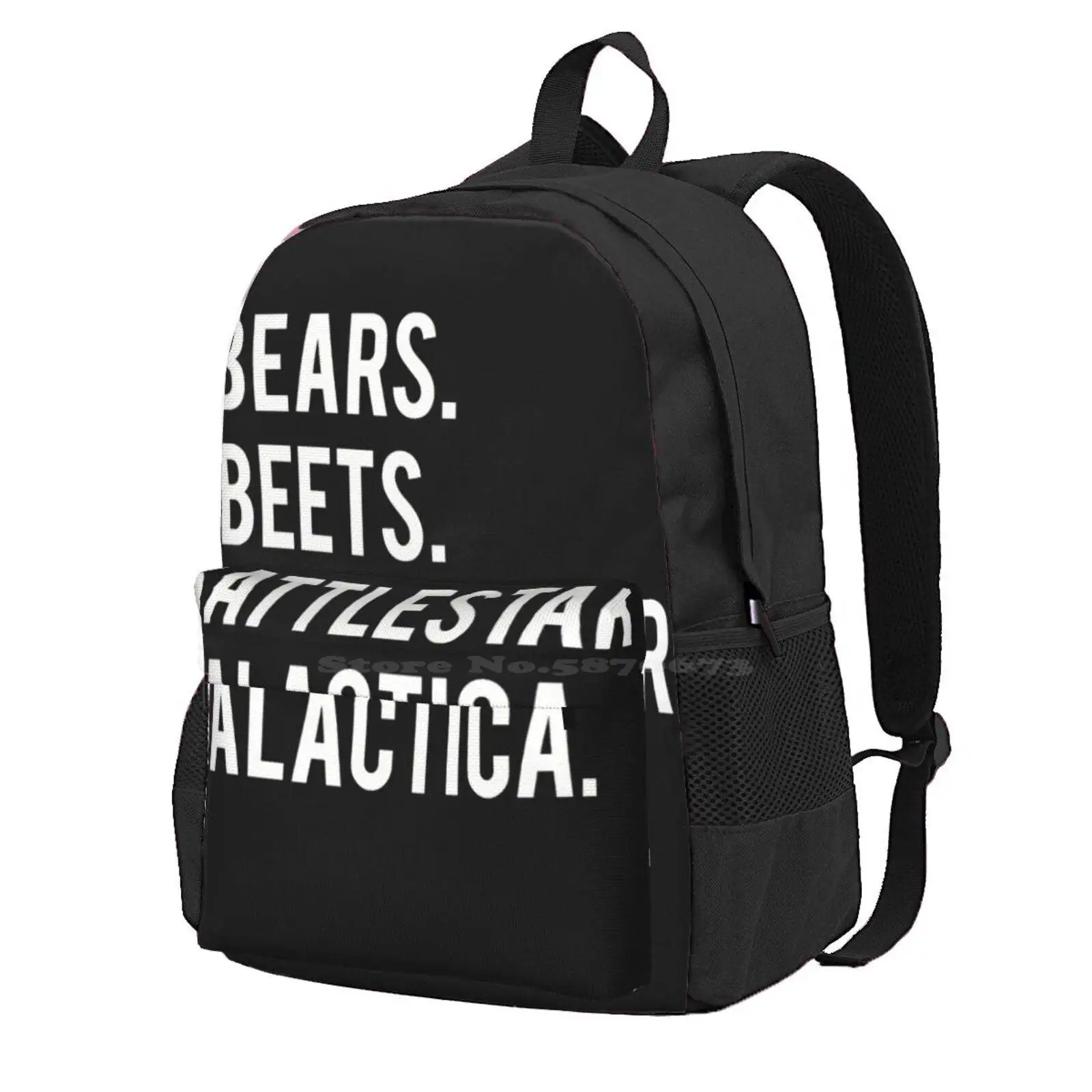 Bears Beets Battlestar Galactica! Hot Sale Schoolbag Backpack Fashion Bags The Office Bears Beets Battlestar Galactica Dwight