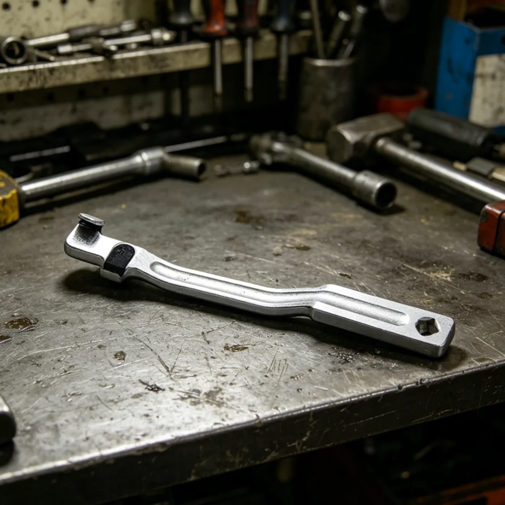 1PC Silver Portable Extended Wrench Torque Extender Universal Opening Extension Tool Auxiliary Accessory