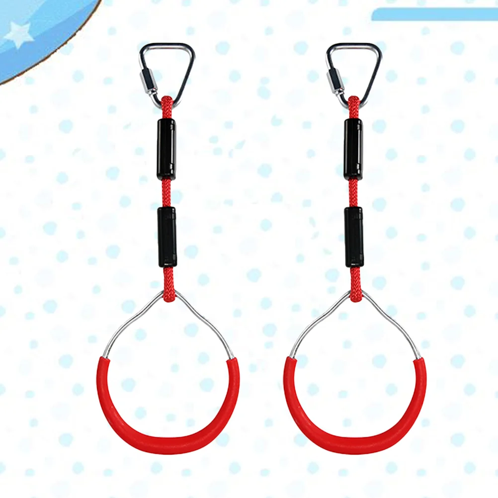 

2 Pcs Fitness Ring Workout Kids Gymnastic Climbing for Children Baby Swings Infants