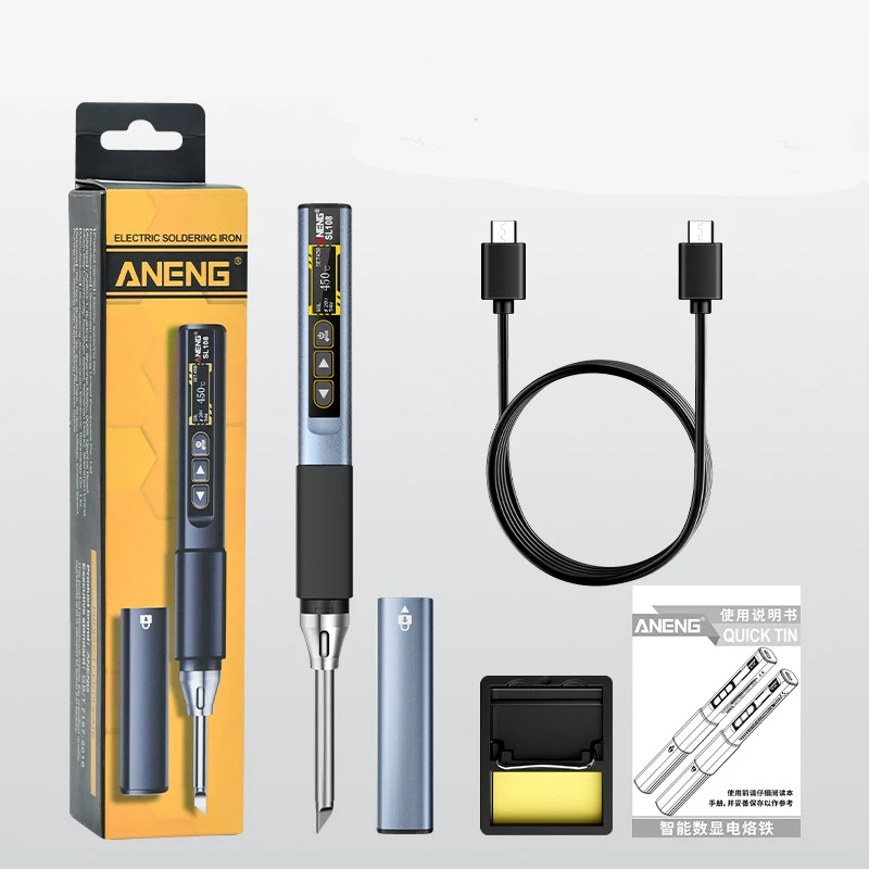 

Constant Temperature Smart Soldering Iron 96W High Power Adjustable Temperature Household Small Portable Repair Welding Pen