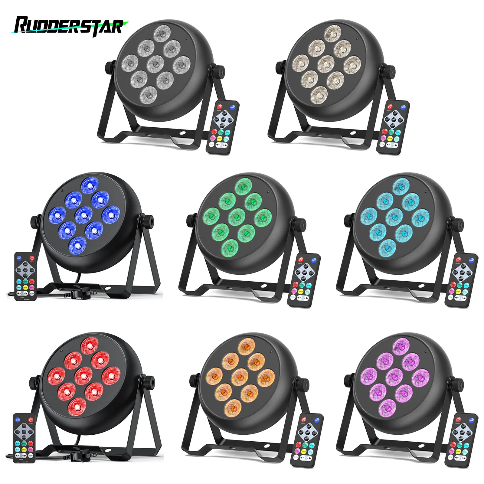 

8 шт. 9x4 Вт RGBW светодиодный светильник Par с дистанционным управлением DJ Disco Lights DMX512 5/8CH сценическое освещение для вечеринки, концерта, свадебного театра