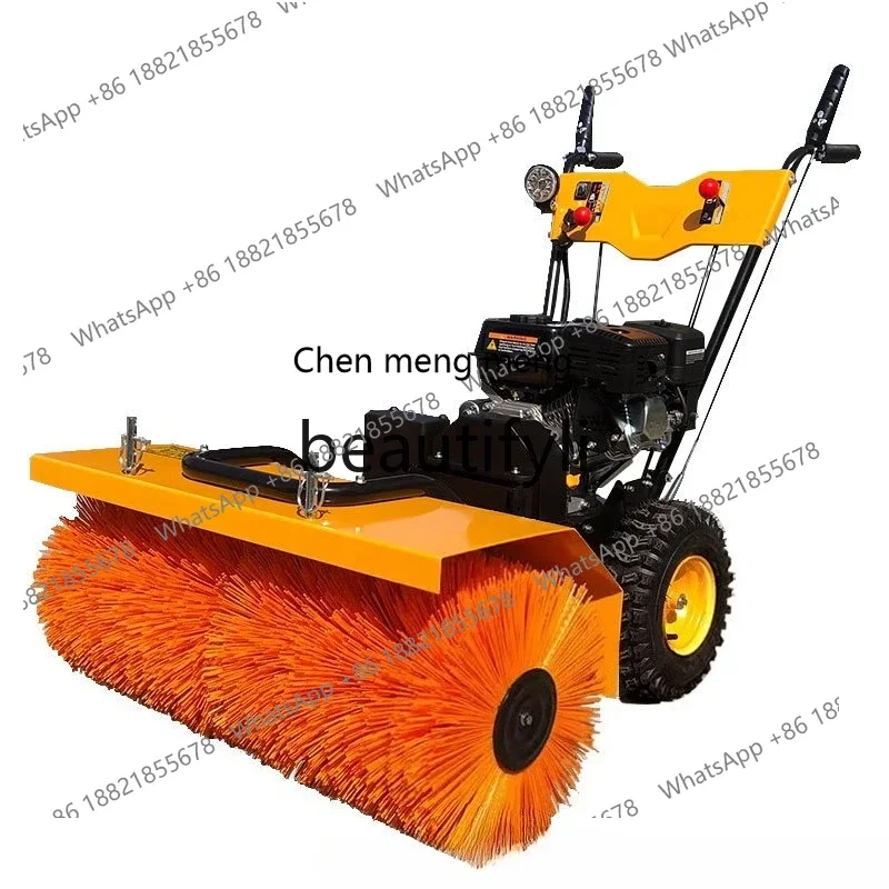 

x Multifunctional hand-held small snow plow, road surface snow clearing, property snow plowX