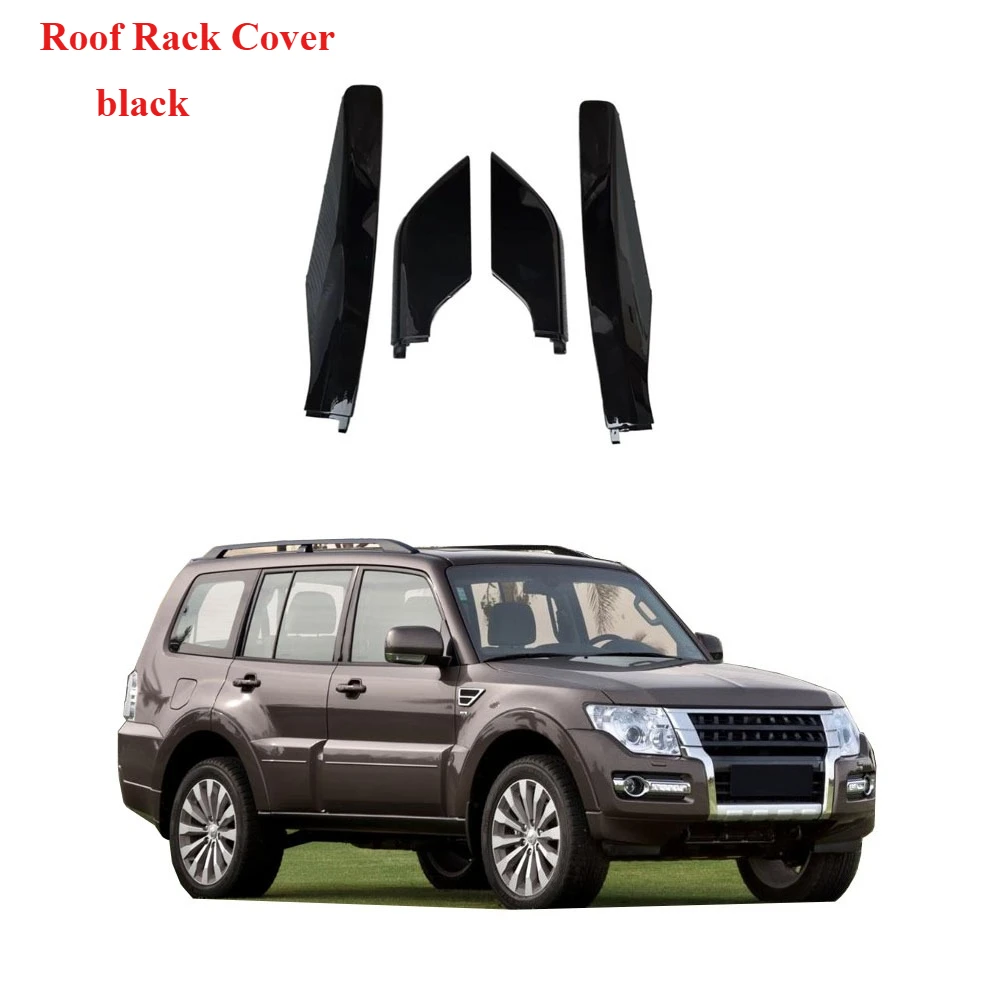 

Цельная черная пластиковая крышка багажника на крышу только для Pajero V90 V80, уплотнение крышки багажника для рамы крыши Shogun V93, аксессуары для Montero