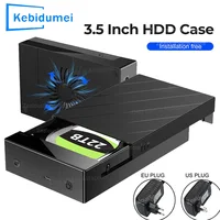 Caja HDD de 2,5/3,5 pulgadas, USB3.0 a SATA, soporte para disco duro externo, carcasa de disco duro de 22TB, adaptador de alta velocidad de 5Gbps para PC Lapop