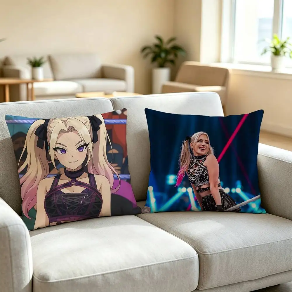 D-Dark Arena Alexa Bliss  Pillow Case Square Double-Sided Sofa Cushion Cover Bedroom Bedside Pillow