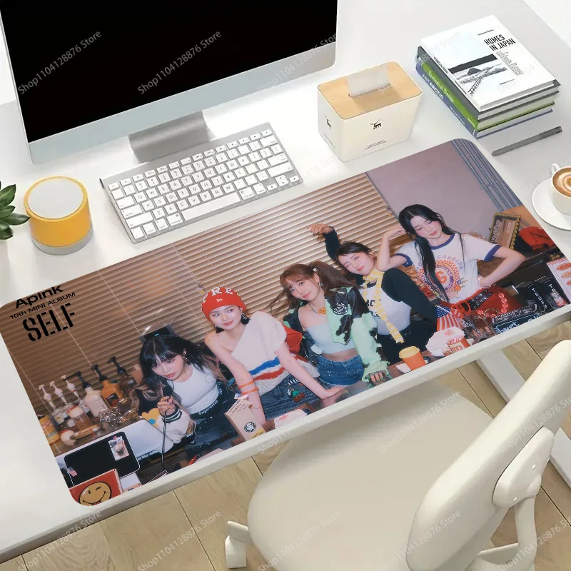 Kpop Apink Ablum D N D Mousepad Gaming Mouse pad Gamer Pc Accessories Deskmat Keyboard Mat Desk Protector Mause Pads