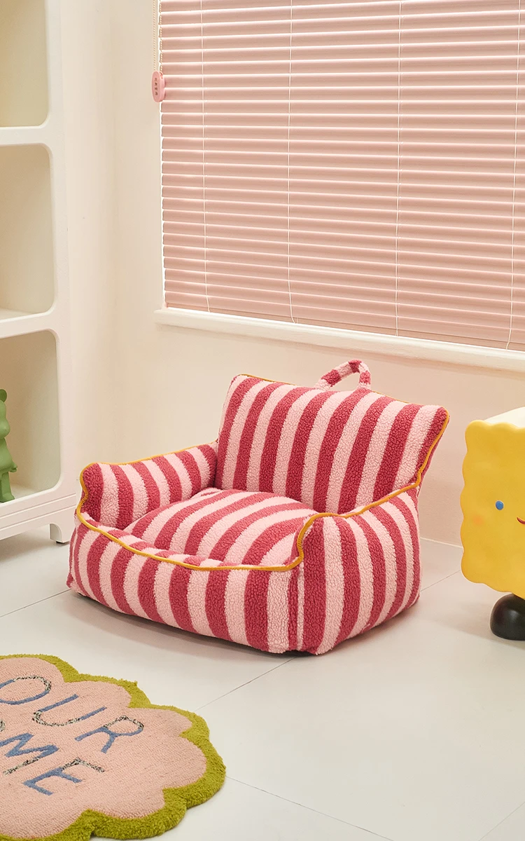 

Dopamine Creative Striped Cat Nest Sofa Modern Home Cute Dog Nest Pet Sleeping Bed