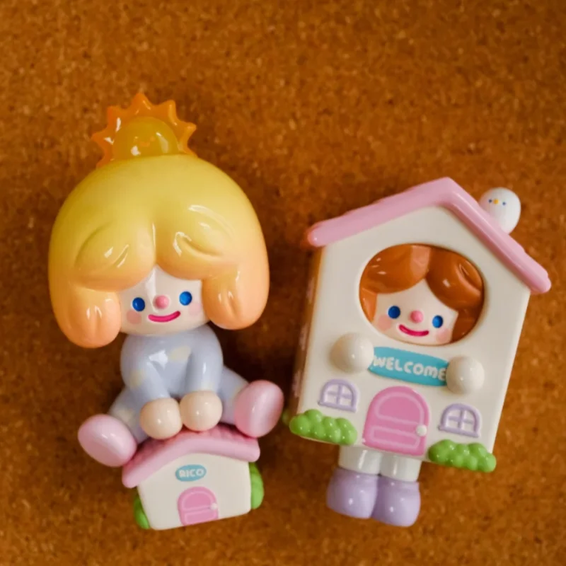ค้นหายูนิคอร์น Rico Happy Sweet Time Series กล่องตาบอดของเล่น Kawaii Action Figure Decor เครื่องประดับของเล่นสะสมของขวัญ