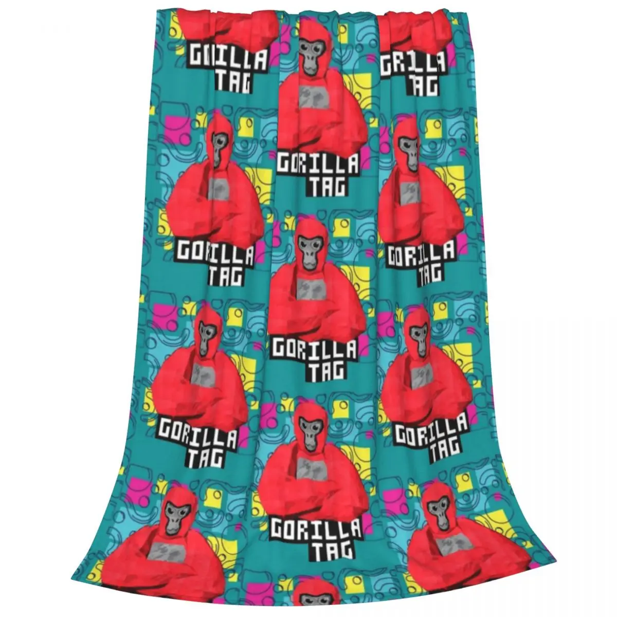 Gorilla Tag Cools Red 4 blankets Warm Flange blankets Soft and comfortable blanket picnic blanket birthday gift