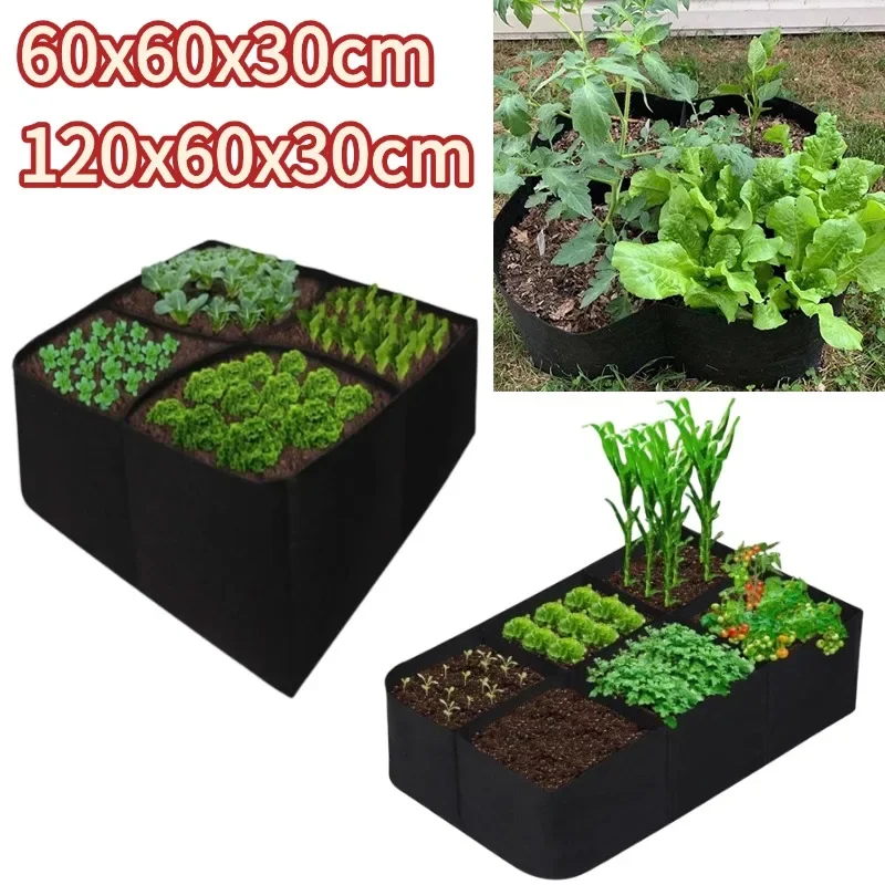 

Square Felt Planting Bag Split Planting Bag Balcony Rooftop Flower And Vegetable Beautiful Planting Flower Pot For Gardening