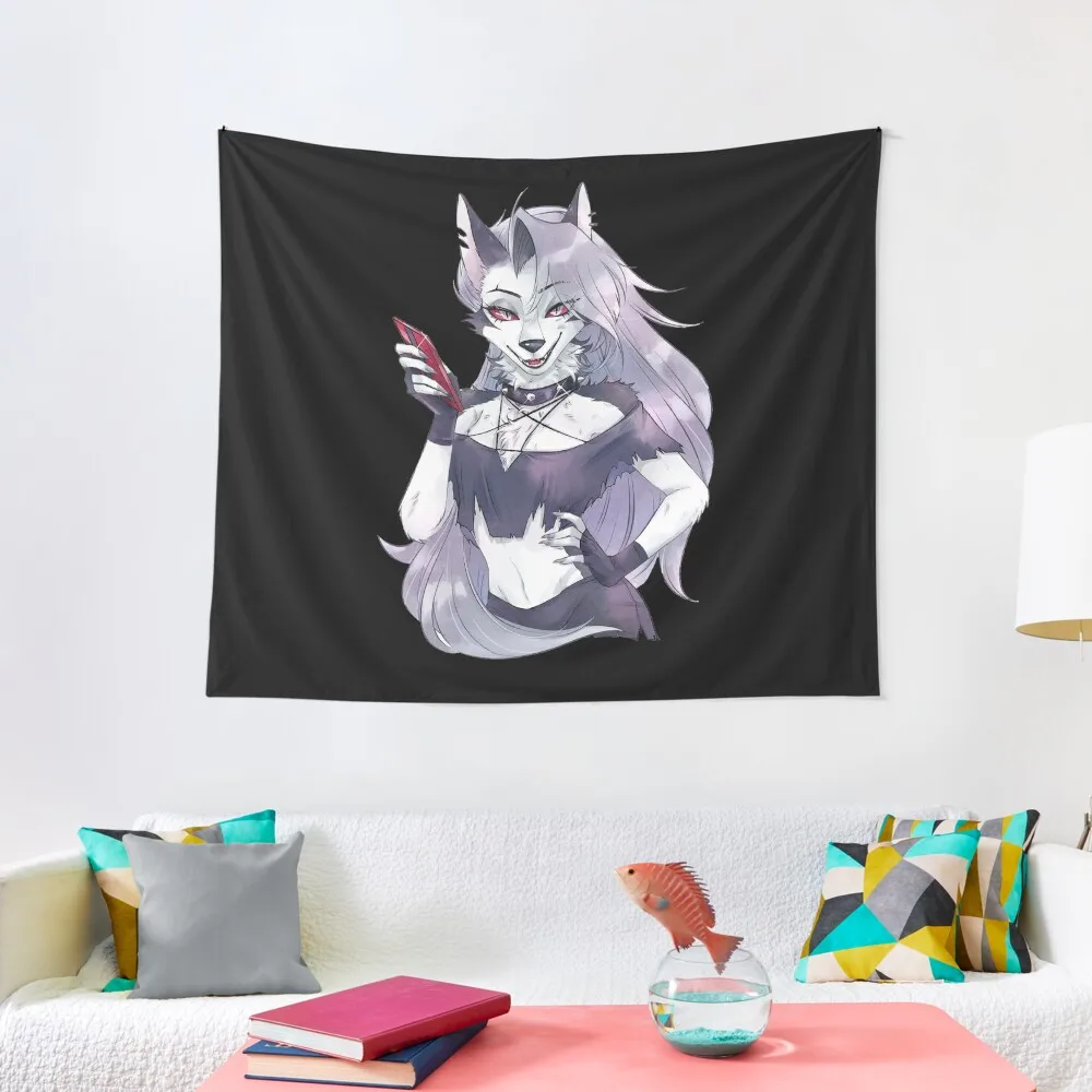 Helluva Boss Loona Tapestry Wall Deco Room Decoration Accessories Tapestry