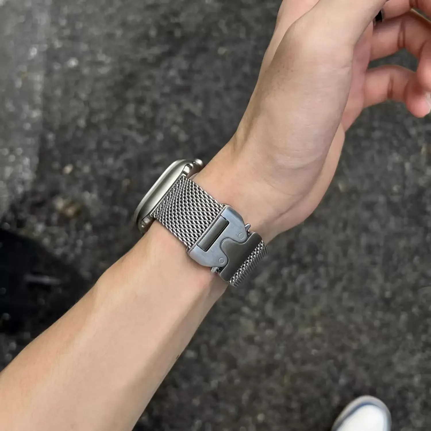 Titanium Milanese Loop For Apple watch Ultra 2 49mm Series 10 9 8 7 6 5 4 SE 46mm 42mm 41mm 45mm 44mm 38-40mm Straps Accessories