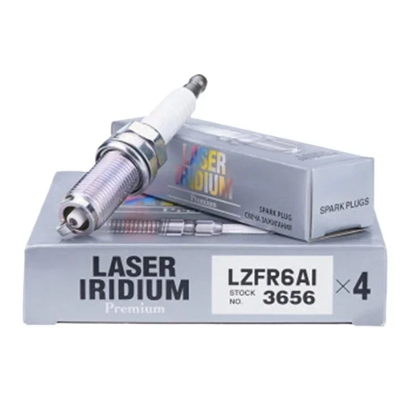 4/6 шт. LZFR6AI 3656 лазерная иридиевая свеча зажигания MN158596 для Mitsubishi Lancer Outlander Galant Eclipse 2,4 л LZFR6-AI