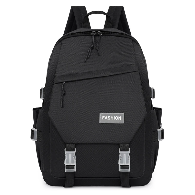 Mochila de estudante de nylon com laço impresso para meninas e mulheres mochila de viagem com alça ajustável mochila fofa