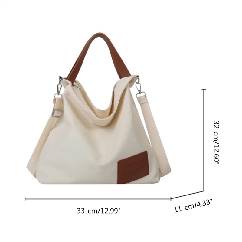 All-Matching Leisure Handbag for Women Shoulder Bag Casual  Bag Large Capacity Crossbody Bag Student Book Bag E74B