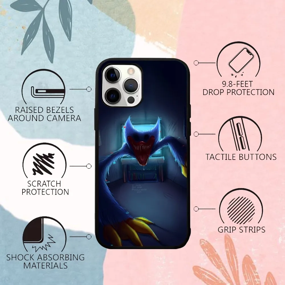 Cartoon H-Huggys-W-Wuggys Phone Case For IPhone 15 14 13 Pro Max 11 12 Mini Alex Mirror For Magsafe Wireless Charging Cover