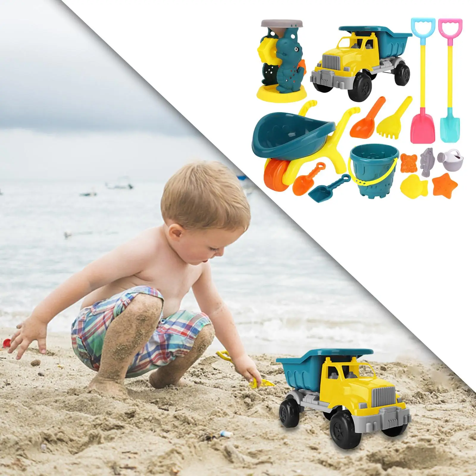 Sand Beach Toy Beach Game Toy Digging Sand Tool for Outdoor Toddler Children