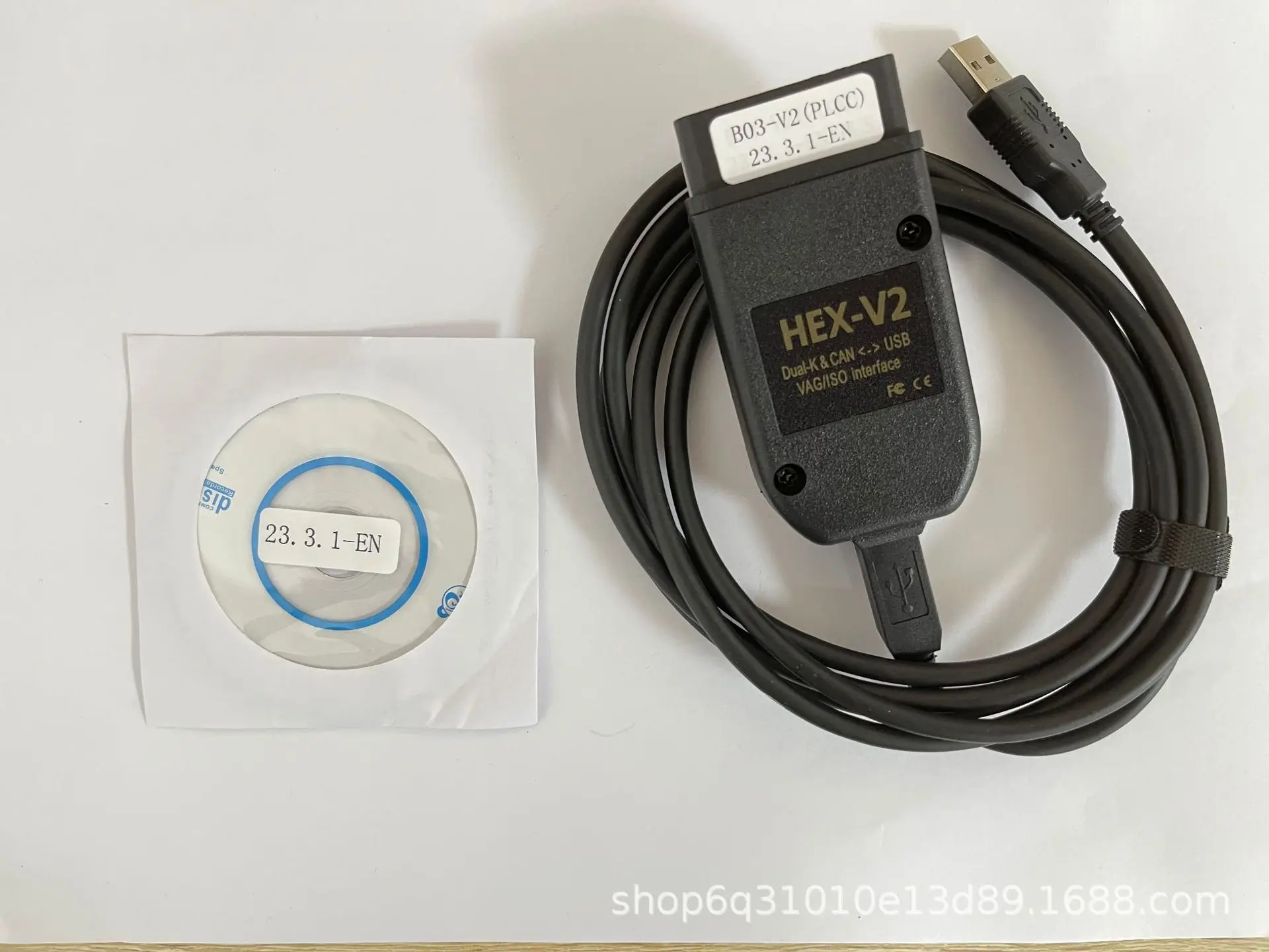 HEX V2 VCDS VAG COM23.3 22.10 21.9 5054 6154 Detector de versión de comercio exterior