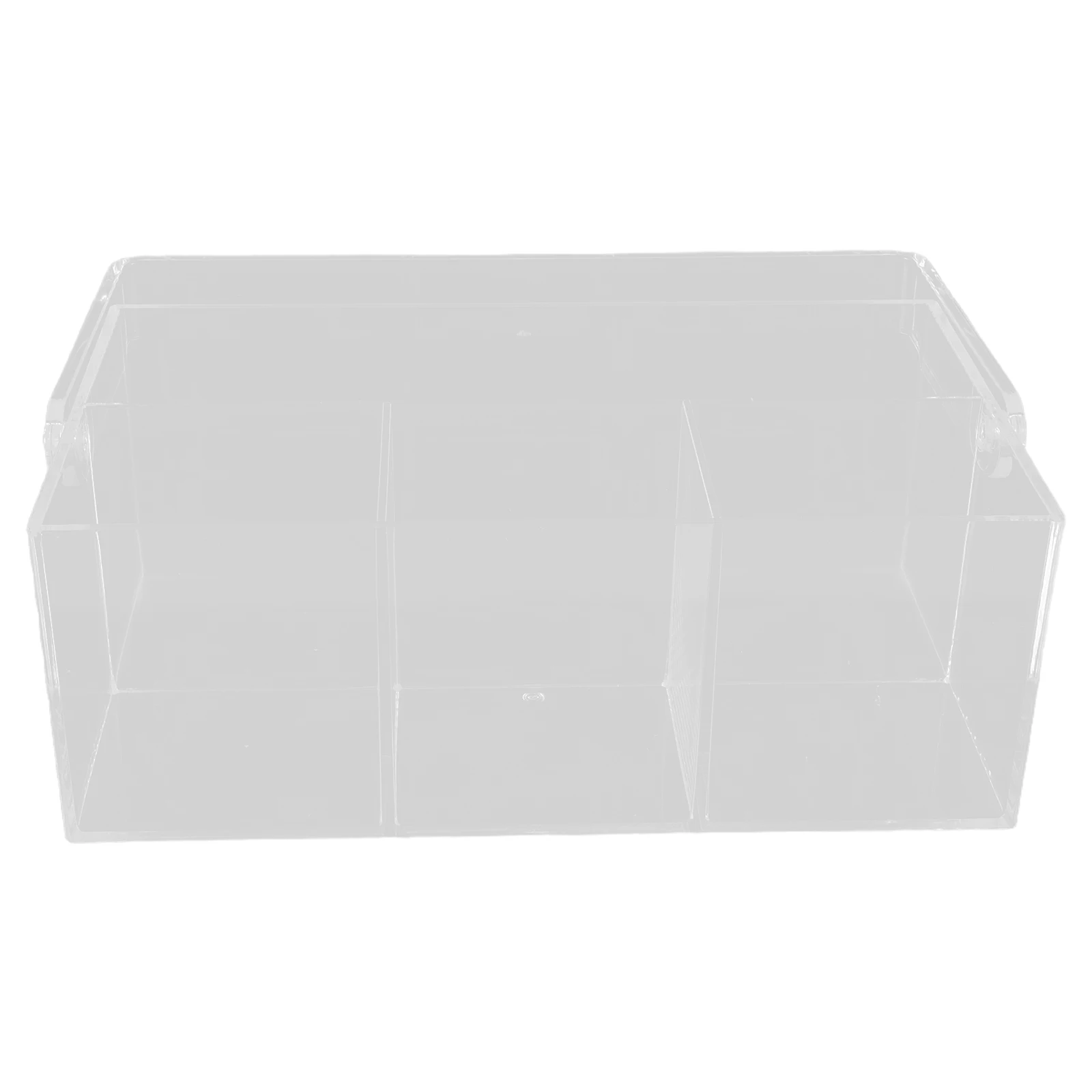 

Cutlery Storage Box Transparent Acrylic Kitchen Utensil Holder Fork Spoon Organizer Travel Picnic Party Clear Plastic Household