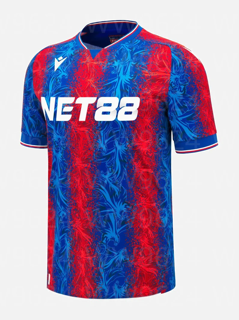 

24-25 3D printed new hot selling Crystal Palace jerseys 3D printed men's and women's T-shirts sports and casual short sleeves