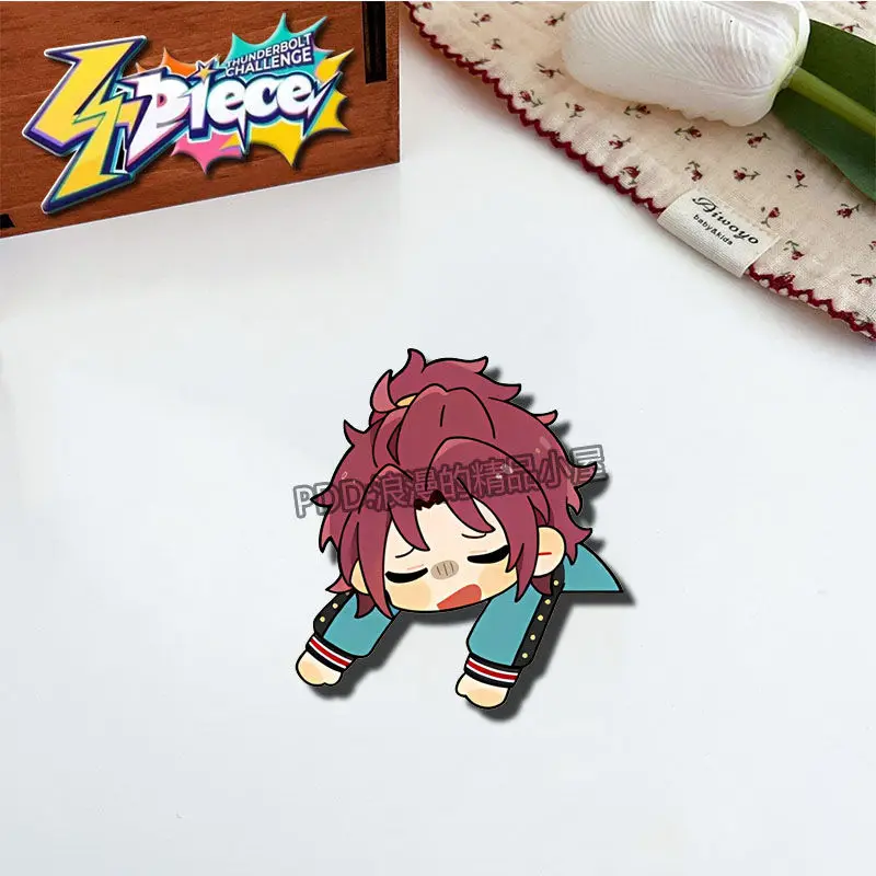 12 шт., аниме-ансамбль со звездами Yūki Makoto, акриловый значок, брошь, булавки с героями мультфильмов, украшение «сделай сам», рюкзак, костюмы, аксессуары для одежды