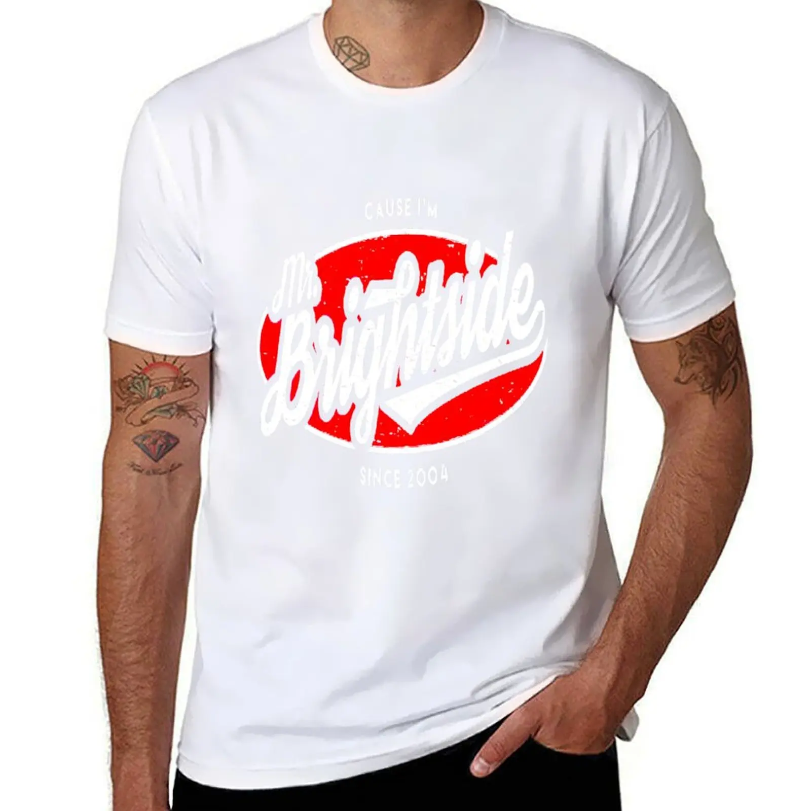 

Mr Brightside T-Shirt mens graphic t shirts men t shirt cotton 100% T-Shirt