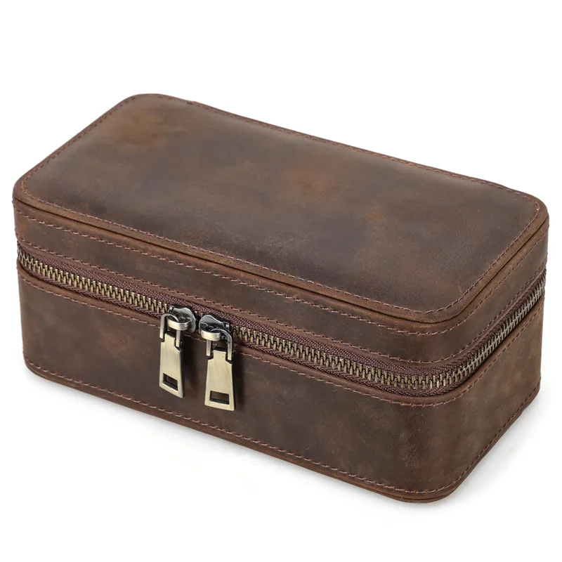 Three Pack Leather Watch Box Wat Ch Jewelry Storage Box Travel Portable Jewelry Gift Box Wat ch Boxes Watch Display Stand