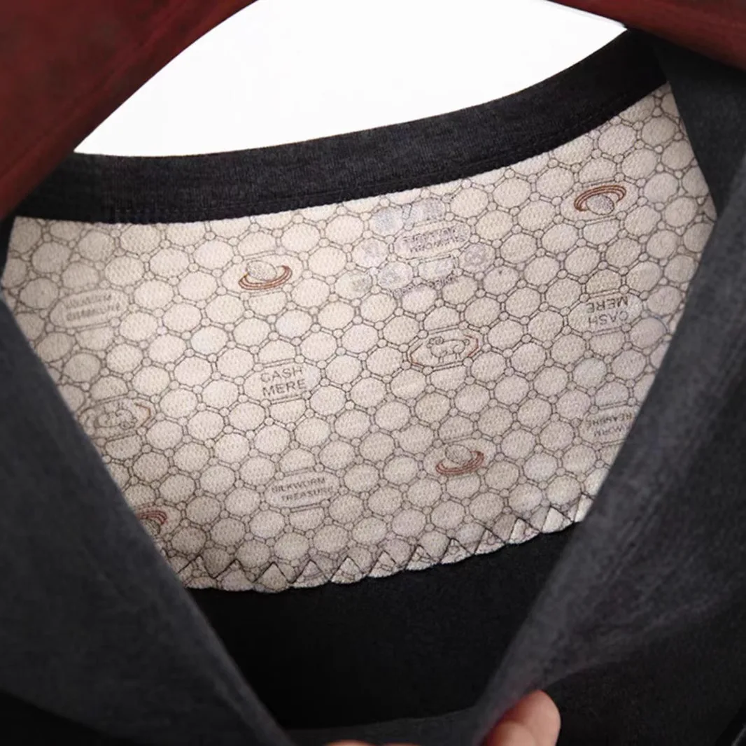 

Теплый шерстяной шелковый круглый свитер Ne, приятный для кожи осенний комплект Faion Ci Life Long Sve, трикотажная одежда для мужчин