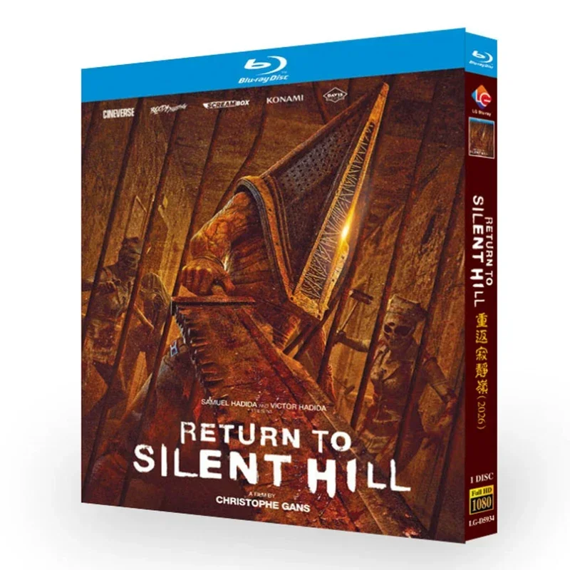 Return to Silent Hill (2026) Disco Blu-ray de 1 disco 1080P HD para todas las regiones